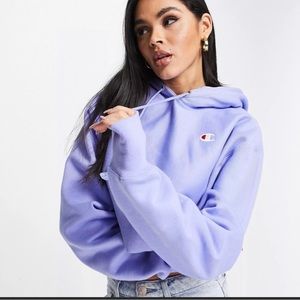 Cropped champion hoodie